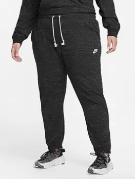 Nike Gym Vintage Easy Joggers (Curve) - Black/White, Size 18-20=1X, Women