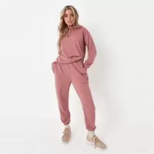 Missguided Petite Coord Hoody Jogger Set - Pink