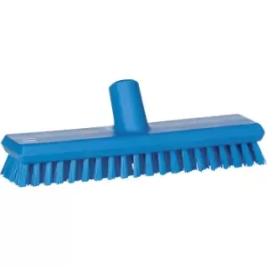 Vikan Scrubber with water channel, extra hard, pack of 10, blue