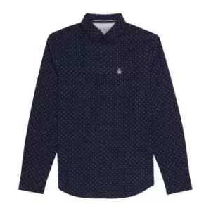 Original Penguin Long Sleeve AOP Shirt - Blue