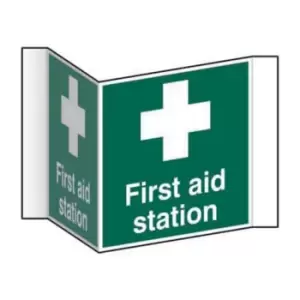 First Aid Station (Projection Sign) - RPVC (200mm Face)