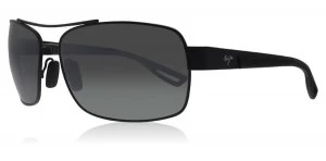 Maui Jim Ola Sunglasses Matte Black Matte Black Polariserade 63mm