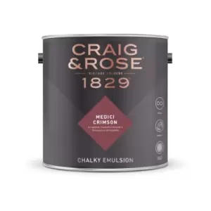 Craig & Rose Chalky Emulsion Medici Crimson - 5L