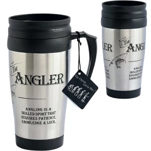 Ultimate Gift for Man Travel Mug Angler