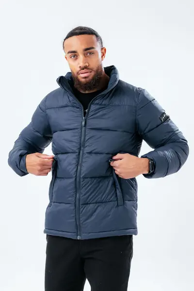 Just Hype UK hype deep filled navy puffer adult jacket