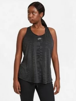 Nike Air Running Tank Top - Black, Size L, Women