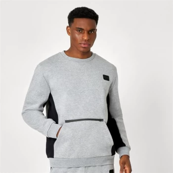 Everlast Premium Crew Neck Sweatshirt - Grey Marl