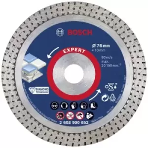 Bosch Accessories 2608900652 EXPERT HardCeramic Diamond cutting disc Diameter 76mm Bore diameter 10 mm Stone, Concrete, Brick, Tiles