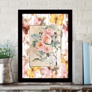 SC0695049118 Multicolor Decorative Framed MDF Painting