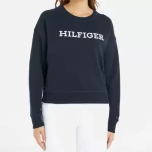 Tommy Hilfiger Cotton-Jersey Logo Sweatshirt - M