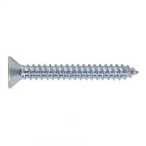 Self Tapping Screw 4.8 X 38MM Countersunk Pozi DIN 7982 Pack of 100