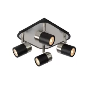 Lennert Modern Ceiling Spotlight - LED Dim. - GU10 - 4x5W 3000K - Black