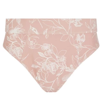 Firetrap V Bikini Bottoms Ladies - Blush L Flwr Pr