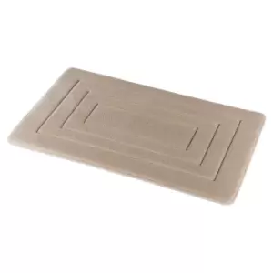 Showerdrape Academy Memory Foam Bath Mat - Sand