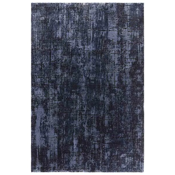 Asiatic Kuza 160X230Cm Abstract Navy Rug KUZA1602300008