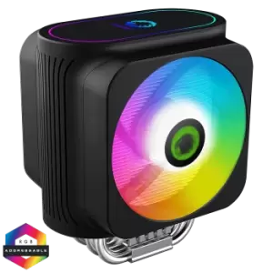 GameMax Gamma 600 Rainbow ARGB CPU Cooler Aura Sync 3 Pin - GMXCPUGAMMA600ARGB