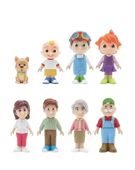 Cocomelon 8 Figure Pack Family