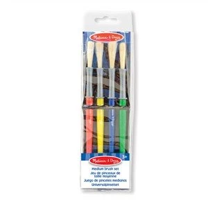 Melissa and Doug Medium Paint Brush Set 4 Pieces