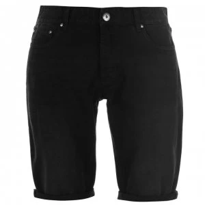 Firetrap Denim Shorts Mens - Black