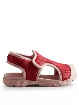 Hunter Little Kids Mesh Outdoor Sandal, Pink, Size 6 Younger