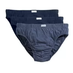 Fruit Of The Loom Mens Classic Slip Briefs (Pack Of 3) (2XL) (Blues)