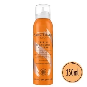 Sanctuary Spa Triple Cleansing Mousse 150ml