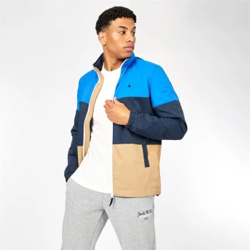 Jack Wills Donohue Colour Block Windbreaker Jacket - Blue