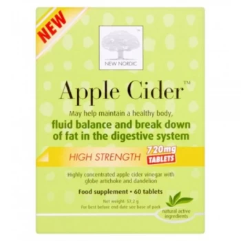 New Nordic Apple Cider High Strength tablets x 60