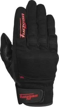 Furygan Jet D3O Motorcycle Gloves, black-red Size M black-red, Size M