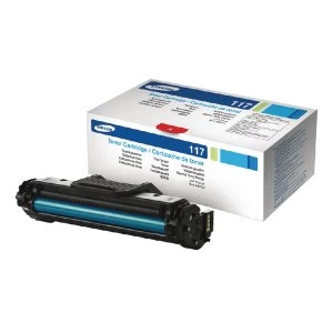 Samsung MLT D117S Black Standard Yield Toner Cartridge SU852A