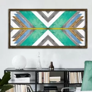 TAH054 Multicolor Decorative Framed MDF Painting