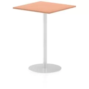 Italia Poseur Table Square 800800 Top 1145 High Beech