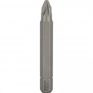 Bosch Extra Hard Pozi Screwdriver Bits PZ2 50mm Pack of 3