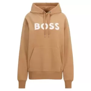 BOSS Organic Cotton Hooded Sweatshirt - Beige