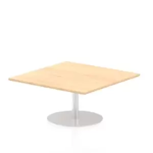 Italia Poseur Table Square 1000/1000 Top 475 High Maple