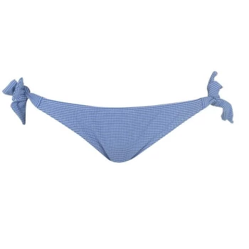 Jack Wills Tallian Tie Side Bikini Bottoms - Blue 040