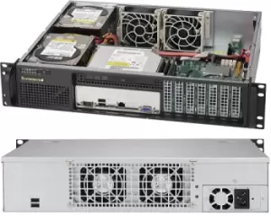 Supermicro SuperChassis 523L-505B 2U Black 500 W