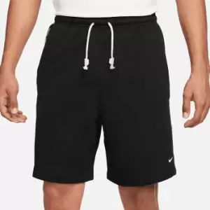 Nike Dri-Fit Si Fleece 8" Shorts, Black/Pale Ivory, Male, Shorts, DQ5712-010