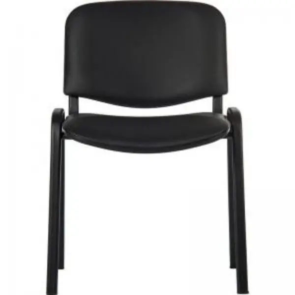 Conference PU Stackable Chair Black - 1500PU-BLK 13208TK EXR13208TK