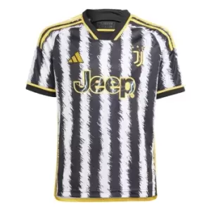 adidas Juventus Home Shirt 2023 2024 Juniors - Black