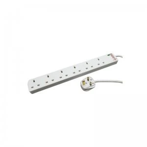 Tacima 2M 6 Way Surge Protection Extension Lead