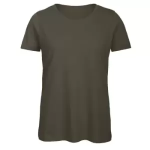 B&C Womens/Ladies Favourite Organic Cotton Crew T-Shirt (M) (Khaki)