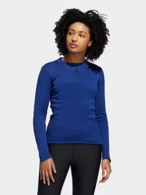 adidas Cold.rdy Long-sleeve Top Training Long-sleeve Top, Orange Size XS Women