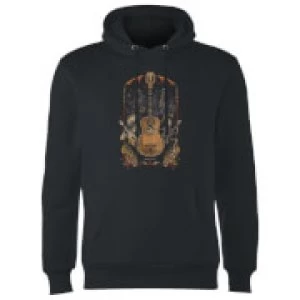 Coco Guitar Poster Hoodie - Black - M