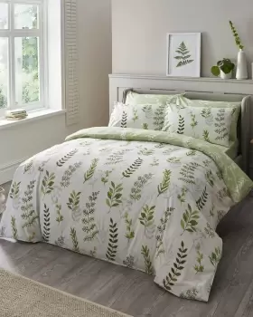 Cotton Traders Hadleigh Duvet Set in Green