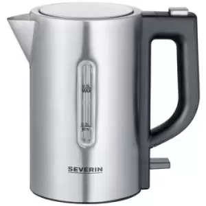 Severin WK 3647 Kettle cordless, BPA-free Stainless steel, Black