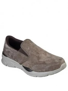 Skechers Equaliser 4.0 Slip On Shoes - Brown, Size 9, Men