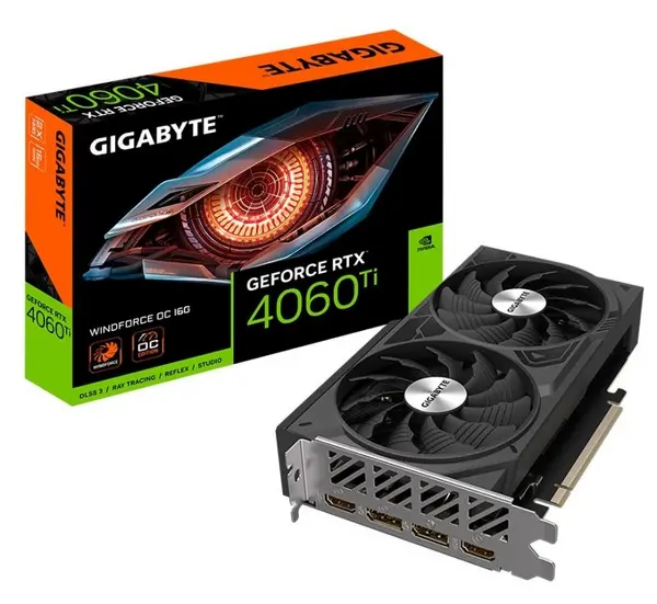 Gigabyte GeForce RTX 4060 Ti 16GB WINDFORCE OC Graphics Card