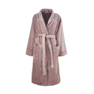 Ted Baker Wave Geo Robe - Large/Extra Large, Soft Pink