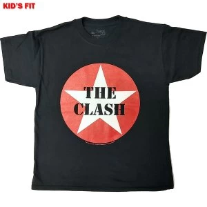 The Clash - Classic Star Kids 5 - 6 Years T-Shirt - Black